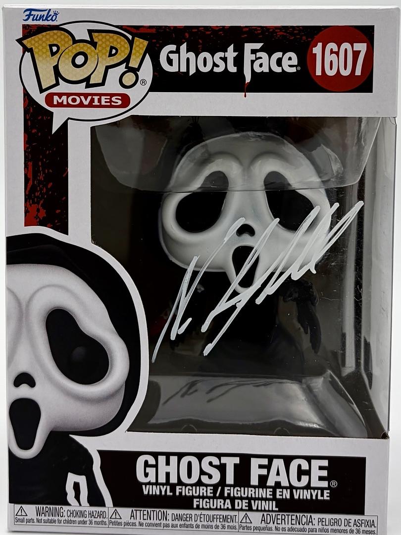 Neve Campbell signed "Ghost Face" Funko #1607 (Scream) - Beckett COA